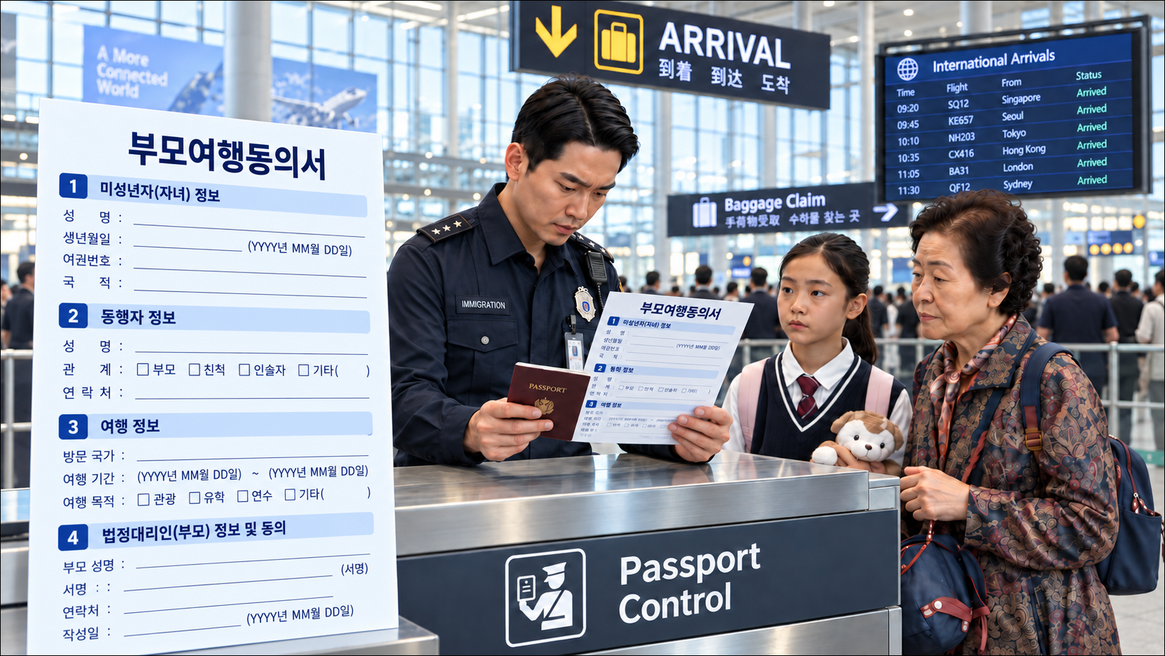 한국통합민원센터, 추석 연휴 해외 가족여행 수요 확대에 따른 ‘부모여행동의서 서비스’ 운영