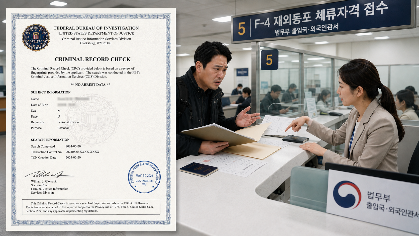F-4 재외동포 체류자격 전환 확대...한국통합민원센터, 해외 범죄경력증명서 발급·인증 서비스 운영