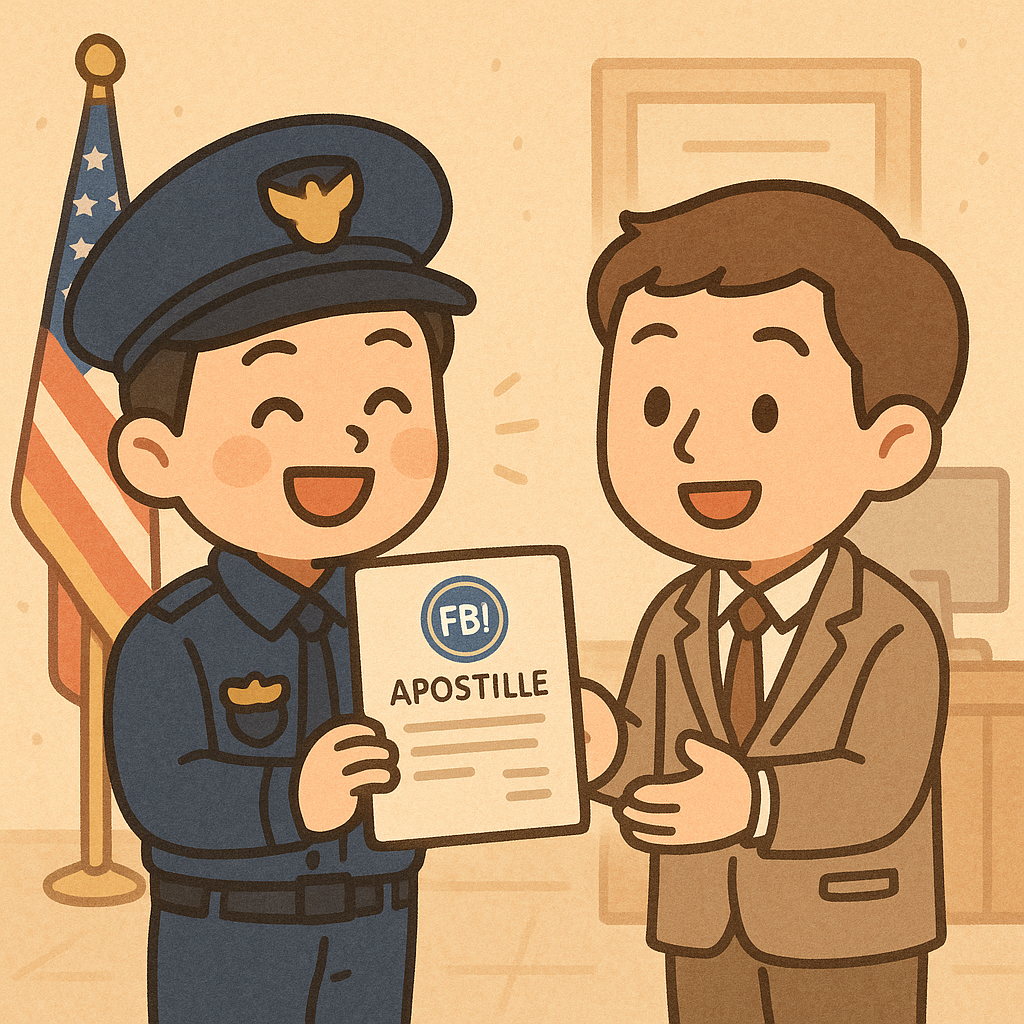 미국 FBI 범죄경력증명서 빠른 처리!